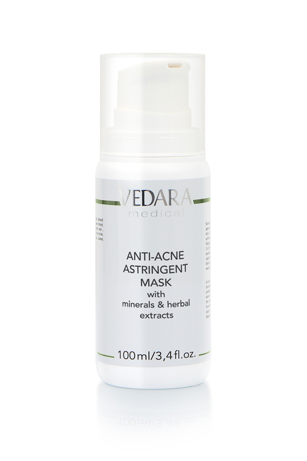 Anti-Acne Astringent Mask with minerals & herbal extracts 100ml ( M4228 ) Vedara Medical