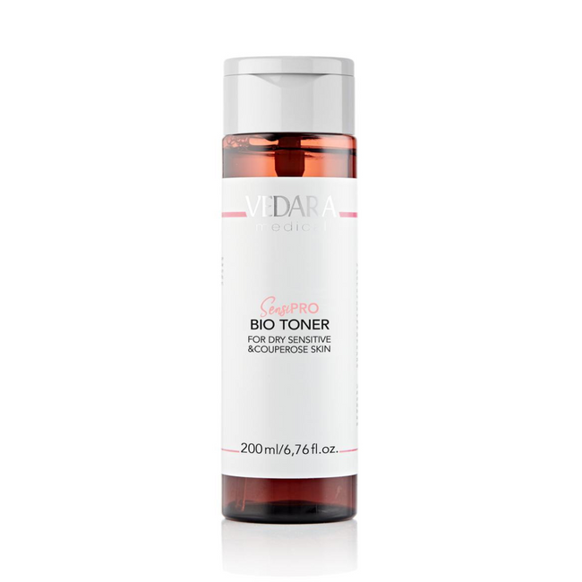 SensiPRO Bio Toner do skóry suchej wrażliwej i naczynkowej, 200ml ( M202 ) Vedara Medical