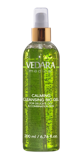 Calming Cleansing Bio Gel for delicate oily & combination skin 200ml ( M128 ) Vedara Medical